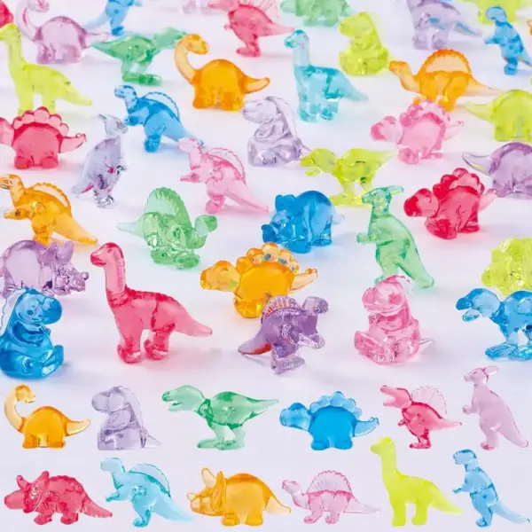 Mini Dinosaurier Figuren durchsichtig in vielen Formen