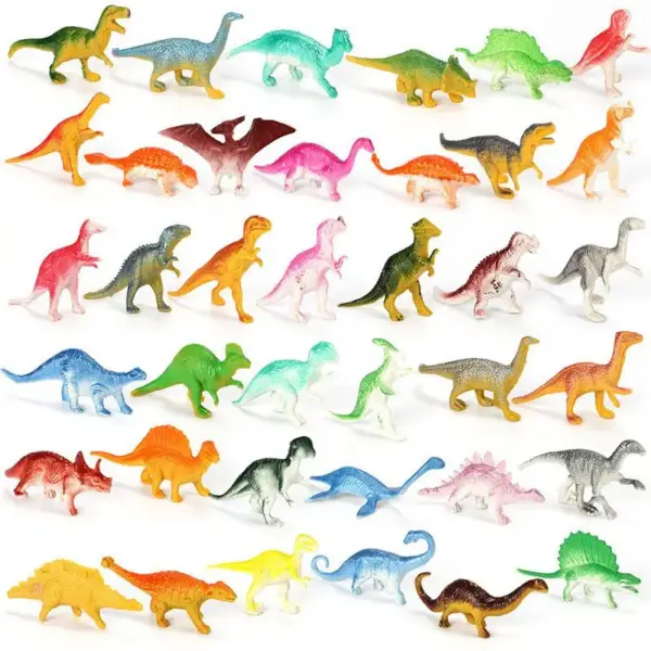 Mini Dinosaurier Figuren Set mit vielen verschiedenen Arten