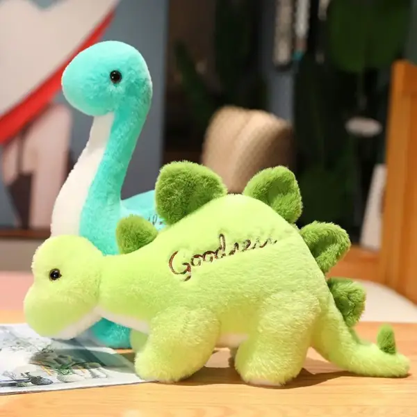 Plüschtier Dinosaurier mit Rückenzacken, vier Figuren zur Wahl – Bild 2