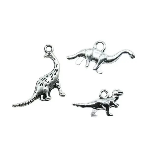 Charms-Anhänger mit Tiermotiven und Öse – Bild 2