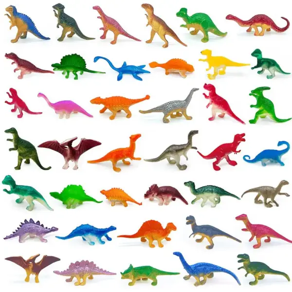 Mini Dinosaurier Figuren Set verschiedener Arten – Bild 3