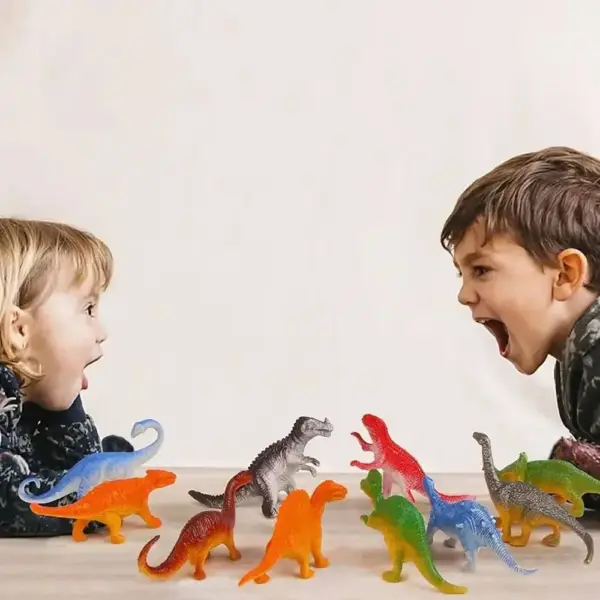 Mini Dinosaurier Figuren Set verschiedener Arten – Bild 4