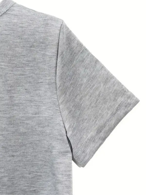 Dinosaurier T-Shirt Kinder mit Saurier-Übersicht, Kurzarm – Bild 3