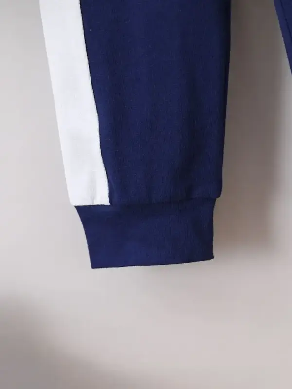 Jungen Set Kapuzenpullover und Hose mit Dino-Aufdruck – Bild 4