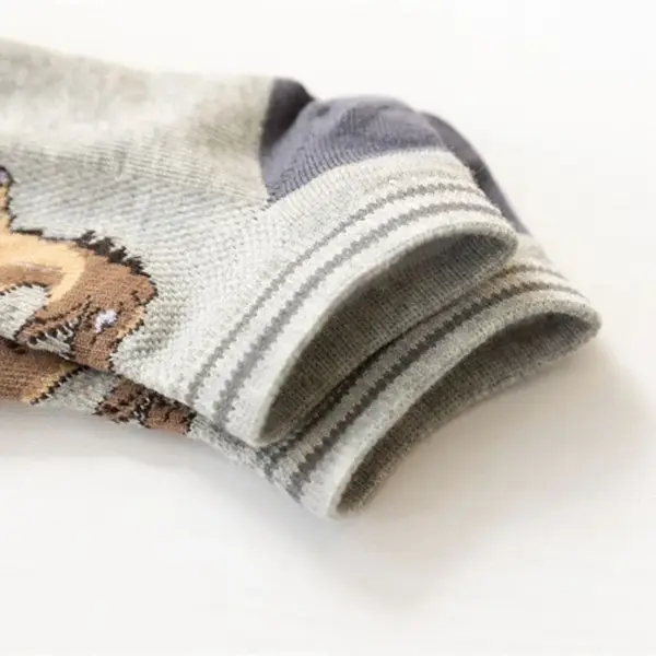 Dinosaurier Kindersocken im Set mit Motiven, Sneaker-Form – Bild 4