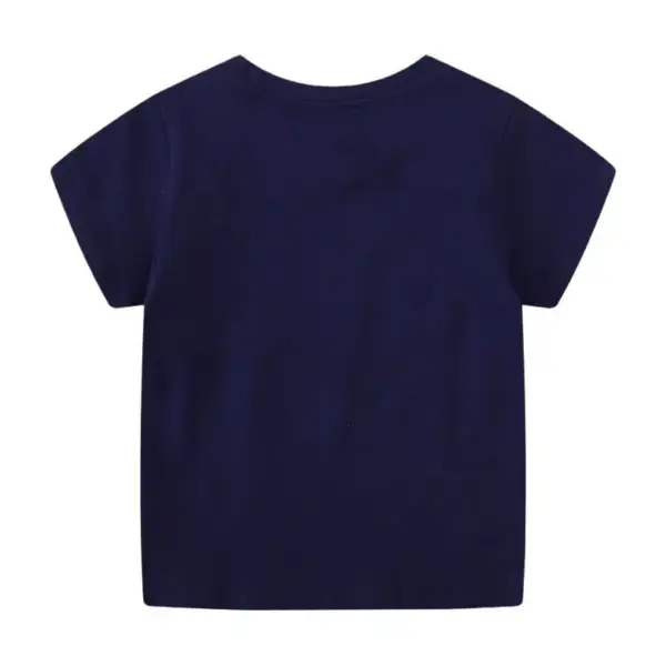 Jungen T-Shirt aus Baumwolle, kurzarm, mit bunten Motiven – Bild 3