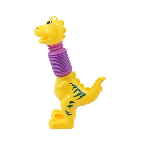Dino-Figur mit ausziehbarem, gerilltem Hals