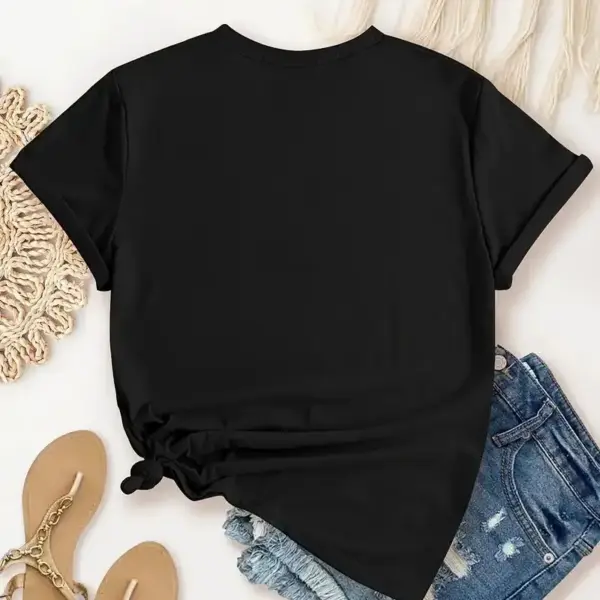 T-Shirt mit Dinosaurier-Motiv und Sonnenbrille, kurze Ärmel – Bild 5