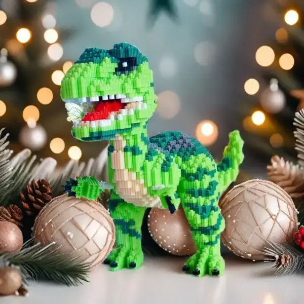 Dinosaurier Bausteinset T-Rex aus kleinen Bausteinen – Bild 5