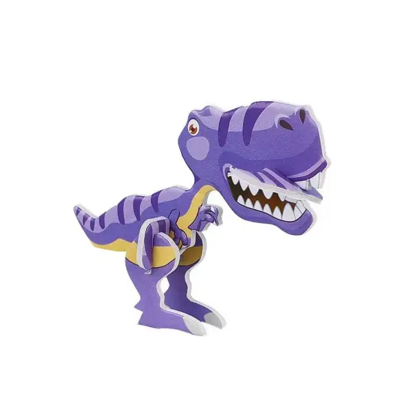 Dinosaurier Puzzle Set mit vielen Figuren zum Zusammenstecken – Bild 7
