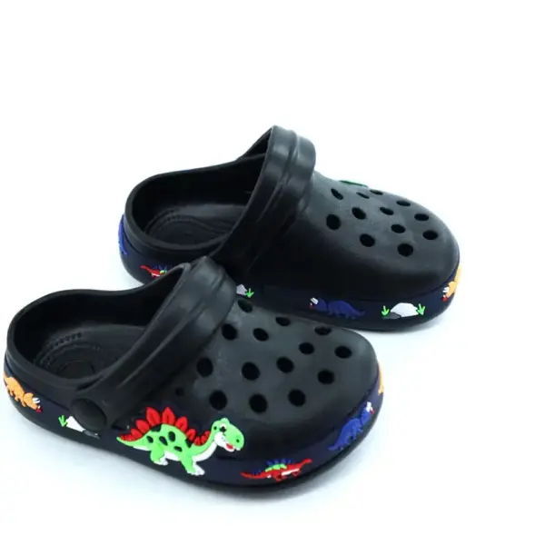 Kinder Clogs mit Motiven am Rand und Fersenriemen – Bild 6