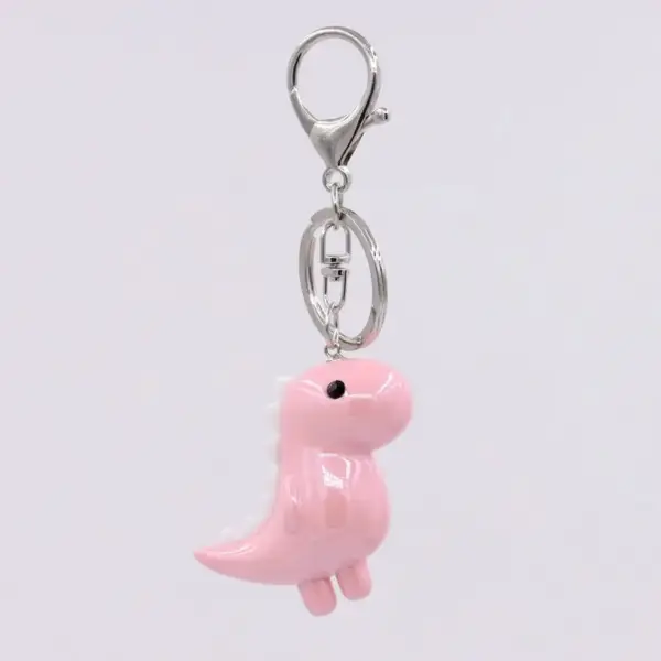 Dino Schlüsselanhänger mit Karabiner und Schlüsselring – Bild 8