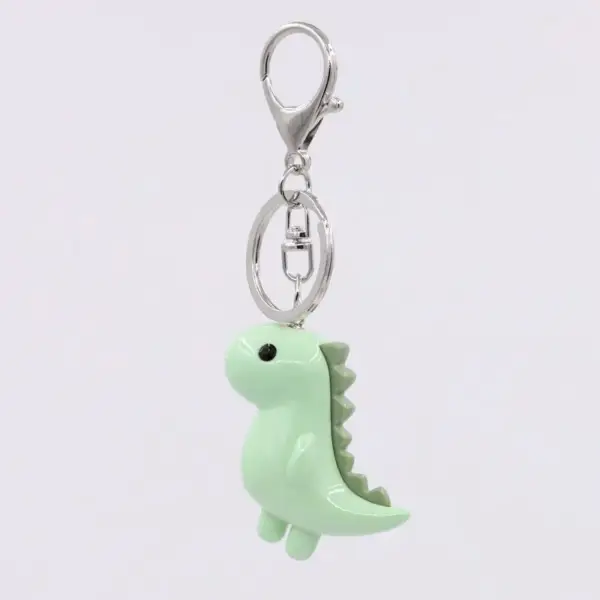 Dino Schlüsselanhänger mit Karabiner und Schlüsselring – Bild 6