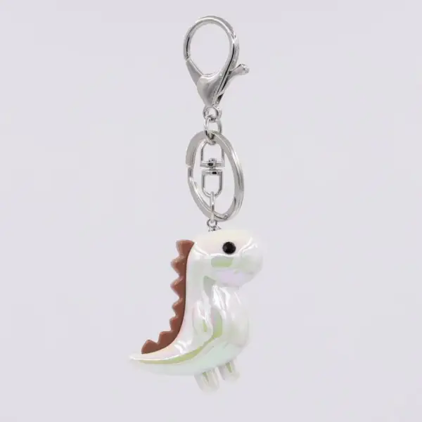 Dino Schlüsselanhänger mit Karabiner und Schlüsselring – Bild 12