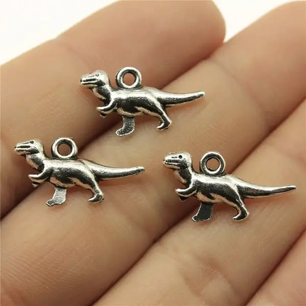 Charms-Anhänger mit Tiermotiven und Öse – Bild 7