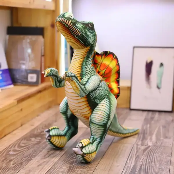 Dinosaurier Kuscheltier mit Rückensegel und Krallen – Bild 4