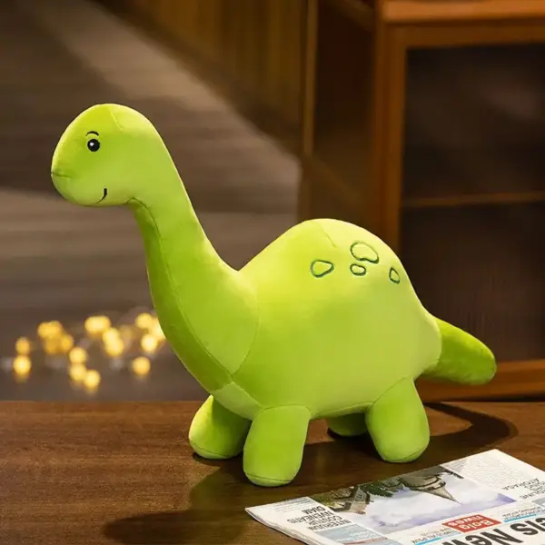 Dinosaurier Plüschtier mit rundem Körper und kurzen Beinen – Bild 4