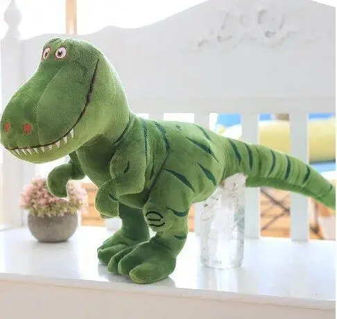 Kuscheltier T-Rex mit gestreiftem Schwanz und Zahnreihe – Bild 5