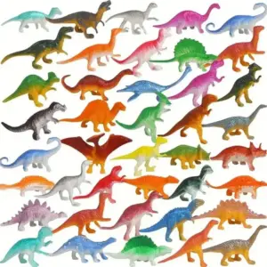 Mini Dinosaurier Figuren Set verschiedener Arten – Bunt