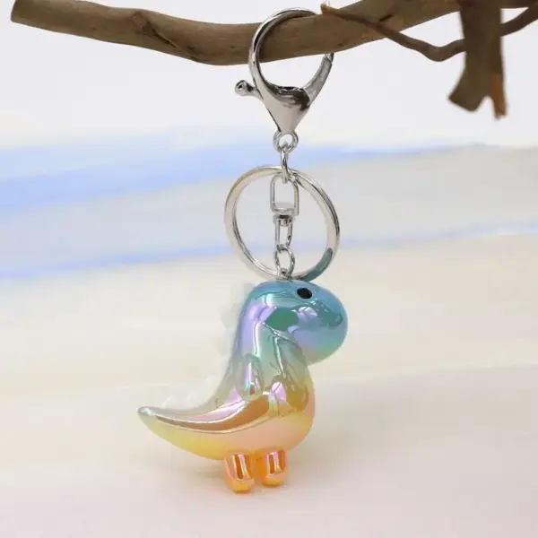 Dino Schlüsselanhänger mit Karabiner und Schlüsselring – Bild 16