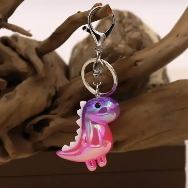 Dino Schlüsselanhänger mit Karabiner und Schlüsselring – Bild 15