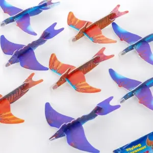 Flugsaurier Wurfgleiter mit gemusterten Flügeln – Bunt