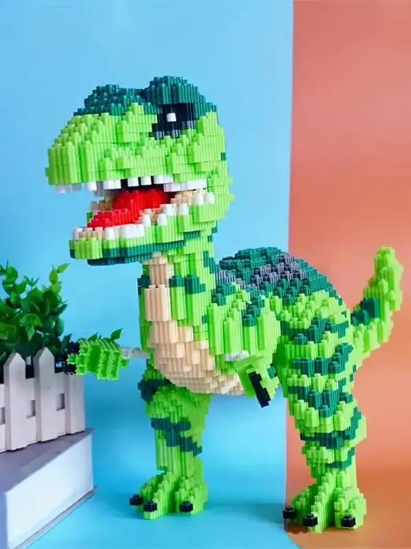Dinosaurier Bausteinset T-Rex aus kleinen Bausteinen – Bild 6