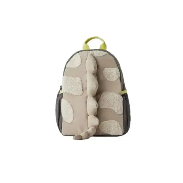 Kleiner Rucksack mit Dino-Stacheln, Schwanz und Seitentaschen – Bild 6