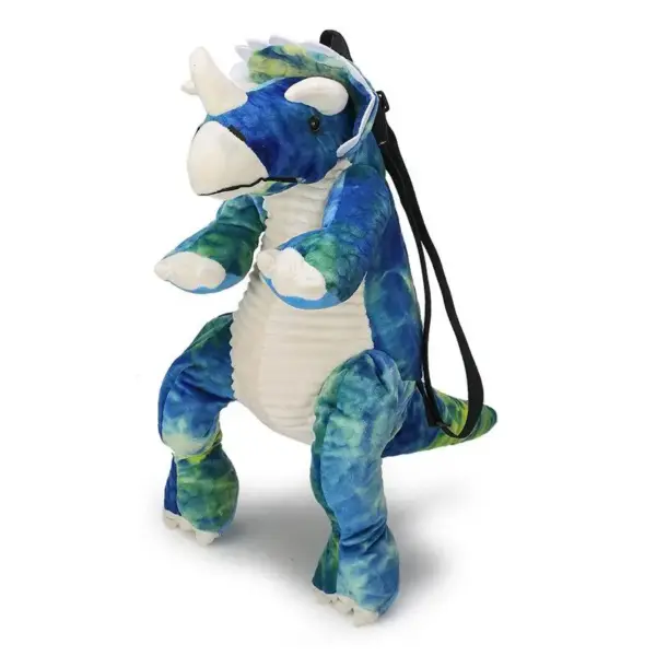Dinosaurier Plüsch-Rucksack mit Tragegurten und Krallenfüßen – Bild 11