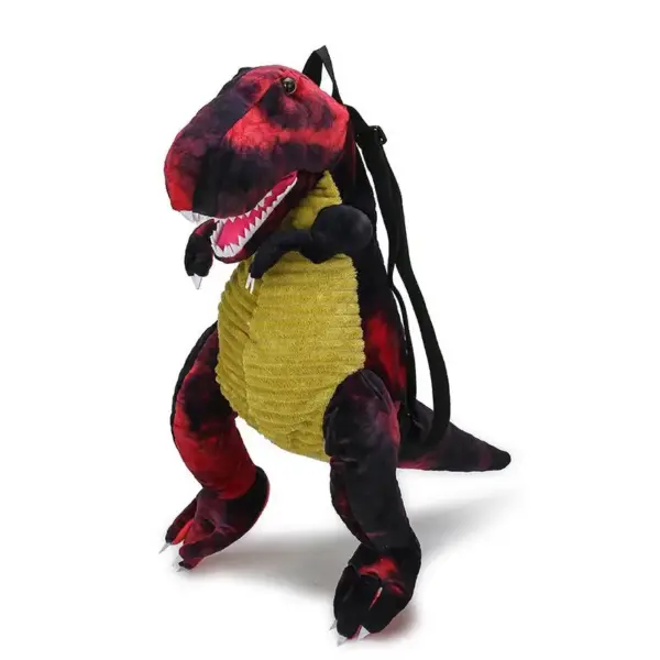 Dinosaurier Plüsch-Rucksack mit Tragegurten und Krallenfüßen – Bild 12