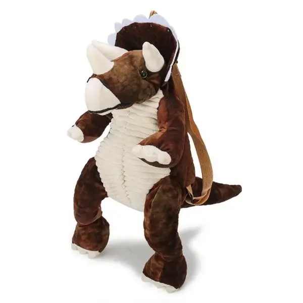 Dinosaurier Plüsch-Rucksack mit Tragegurten und Krallenfüßen – Bild 10