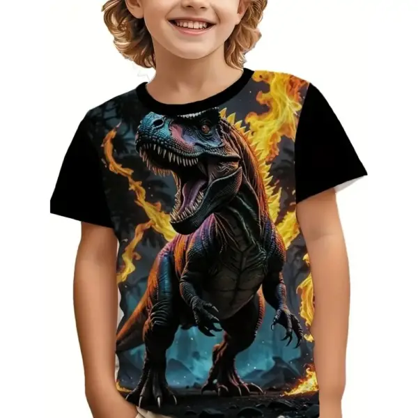 Kinder T-Shirt Kurzarm mit großflächigem Fantasy-Motiv – Bild 18