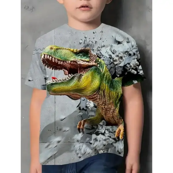 Kinder T-Shirt Kurzarm mit großflächigem Fantasy-Motiv – Bild 10