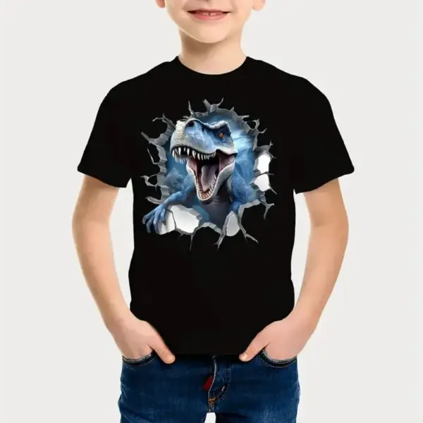 Kinder T-Shirt Kurzarm mit großflächigem Fantasy-Motiv – Bild 13