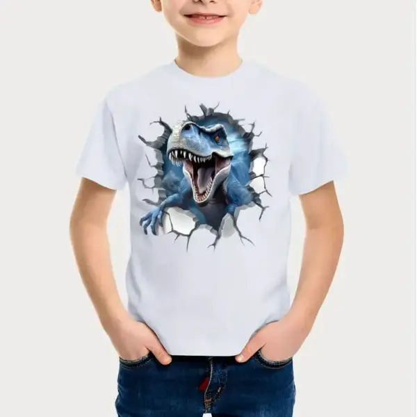 Kinder T-Shirt Kurzarm mit großflächigem Fantasy-Motiv – Bild 12