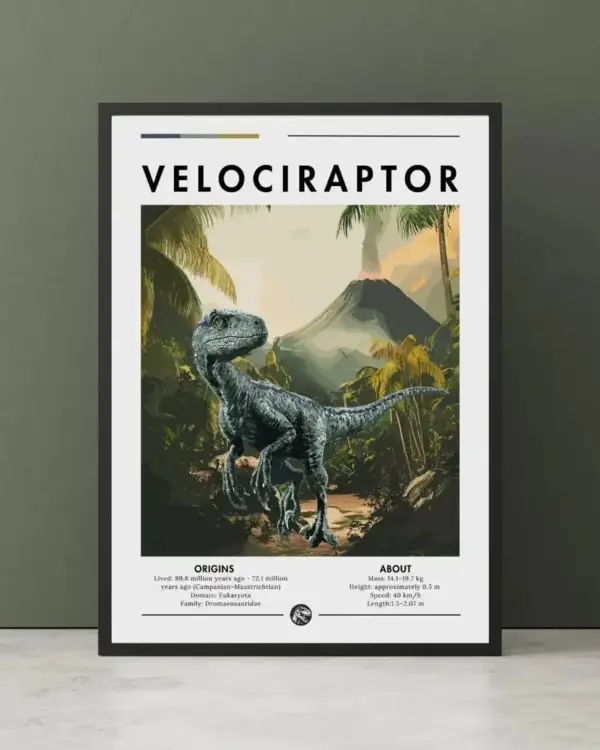 Dinosaurier Poster mit Motiv und Namensschriftzug – Bild 70