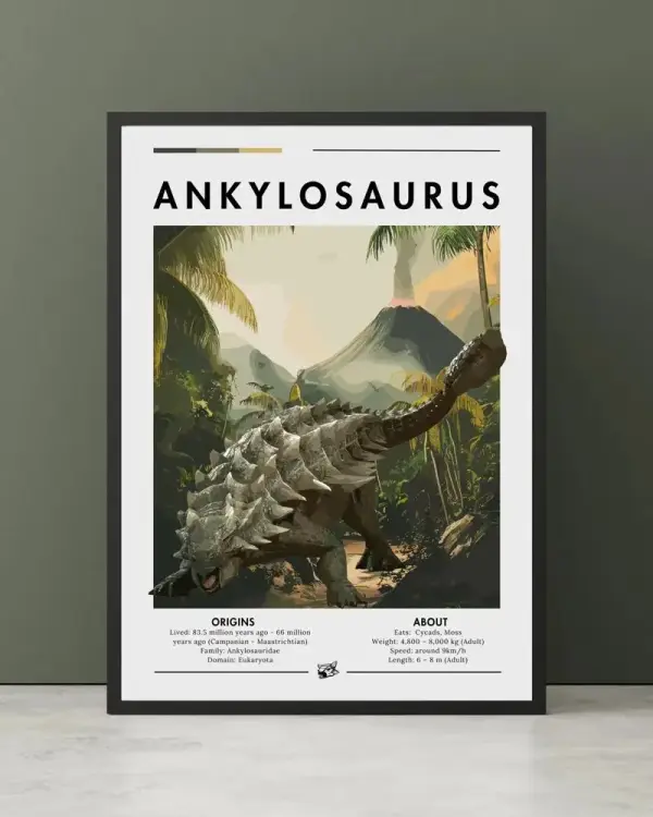 Dinosaurier Poster mit Motiv und Namensschriftzug – Bild 14