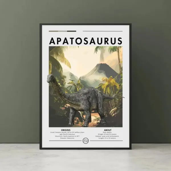 Dinosaurier Poster mit Motiv und Namensschriftzug – Bild 54