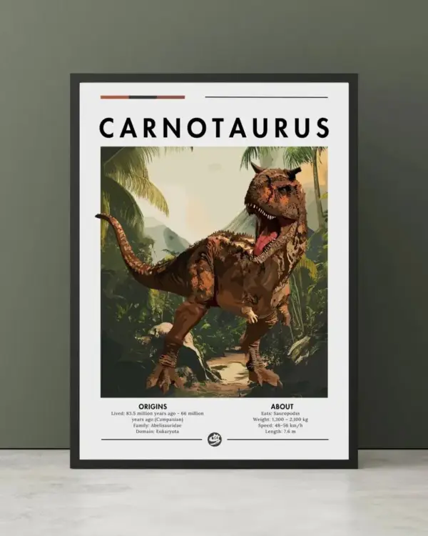 Dinosaurier Poster mit Motiv und Namensschriftzug – Bild 40