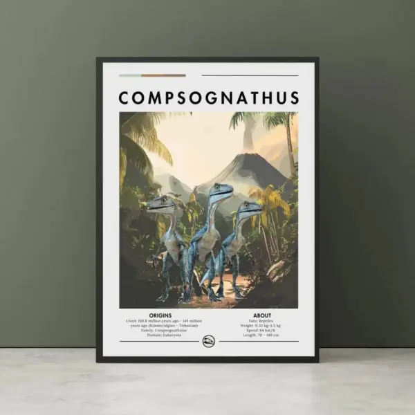 Dinosaurier Poster mit Motiv und Namensschriftzug – Bild 11