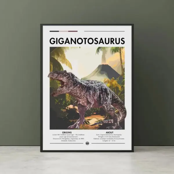 Dinosaurier Poster mit Motiv und Namensschriftzug – Bild 31