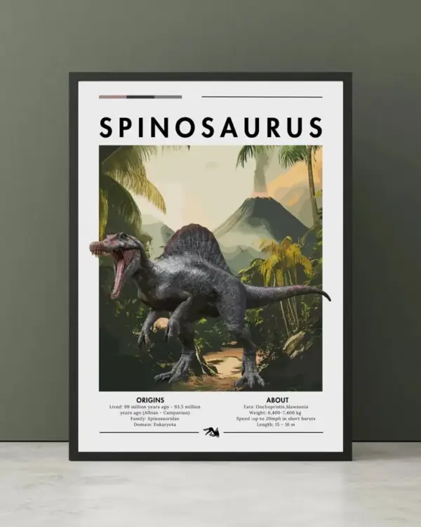 Dinosaurier Poster mit Motiv und Namensschriftzug – Bild 80