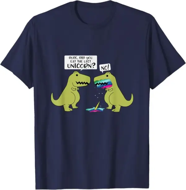 Dinosaurier T-Shirt mit Comic-Motiv, Kurzarm, Rundhals – Bild 10