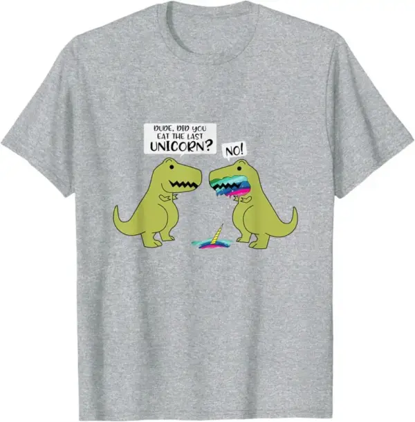 Dinosaurier T-Shirt mit Comic-Motiv, Kurzarm, Rundhals – Bild 6