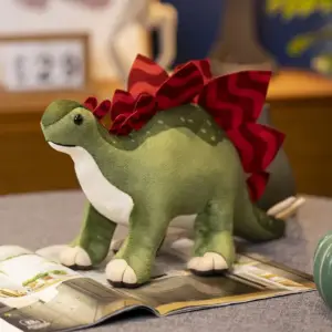 Dinosaurier Plüschtier Triceratops, Stegosaurus und mehr – Grün – Stegosaurus