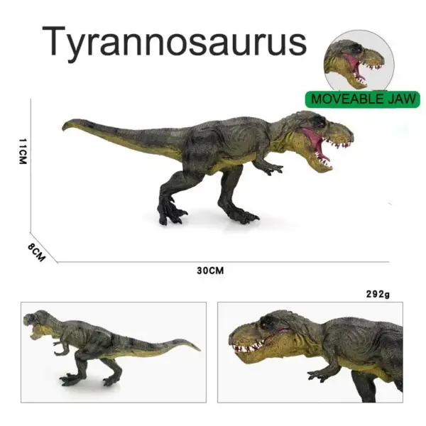 Dinosaurier Figur mit offenem Maul und Rückensegel – Bild 5