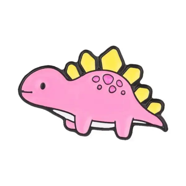Anstecknadel Dinosaurier als Brosche im Cartoon-Stil – Bild 4