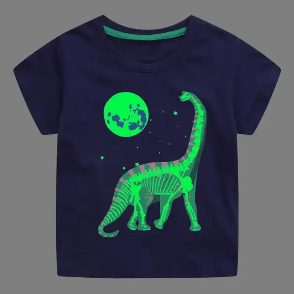 Jungen T-Shirt aus Baumwolle, kurzarm, mit bunten Motiven – Bild 17