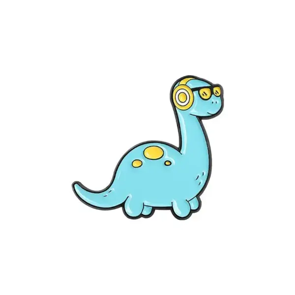 Dinosaurier Anstecknadeln in verschiedenen Formen und Mustern – Bild 8